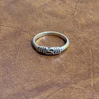 Vintage Gothic Costume Ring Bundle Silver/Gold Tone Ring Collection 4 Pieces - Size R