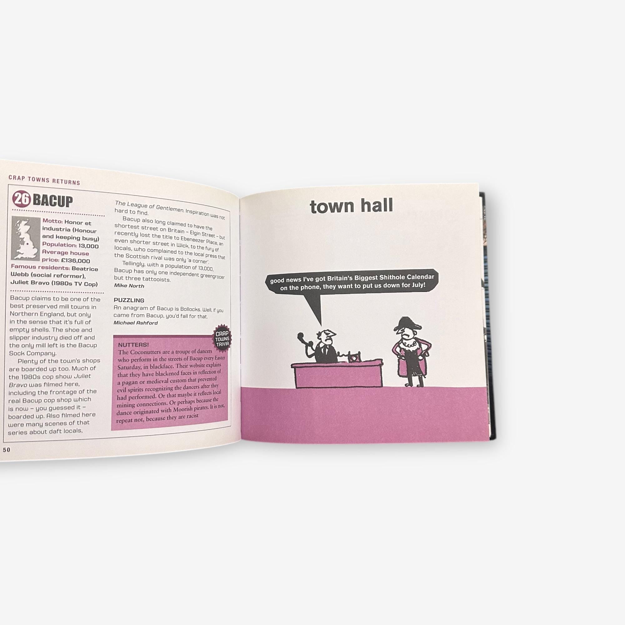 Crap Towns Returns - Back By Unpopular Demand - Hardback Book (Sam Jordison) 2013