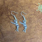 Handmade Fairy Angel Themed Drop Earrings Silver Tone Charm Dangle Earrings Various