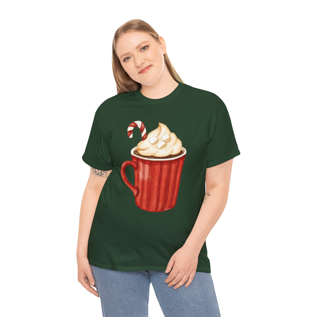 Giant Christmas Latte Printed T-Shirt 100% Cotton Novelty Coffee Xmas Tee Gift