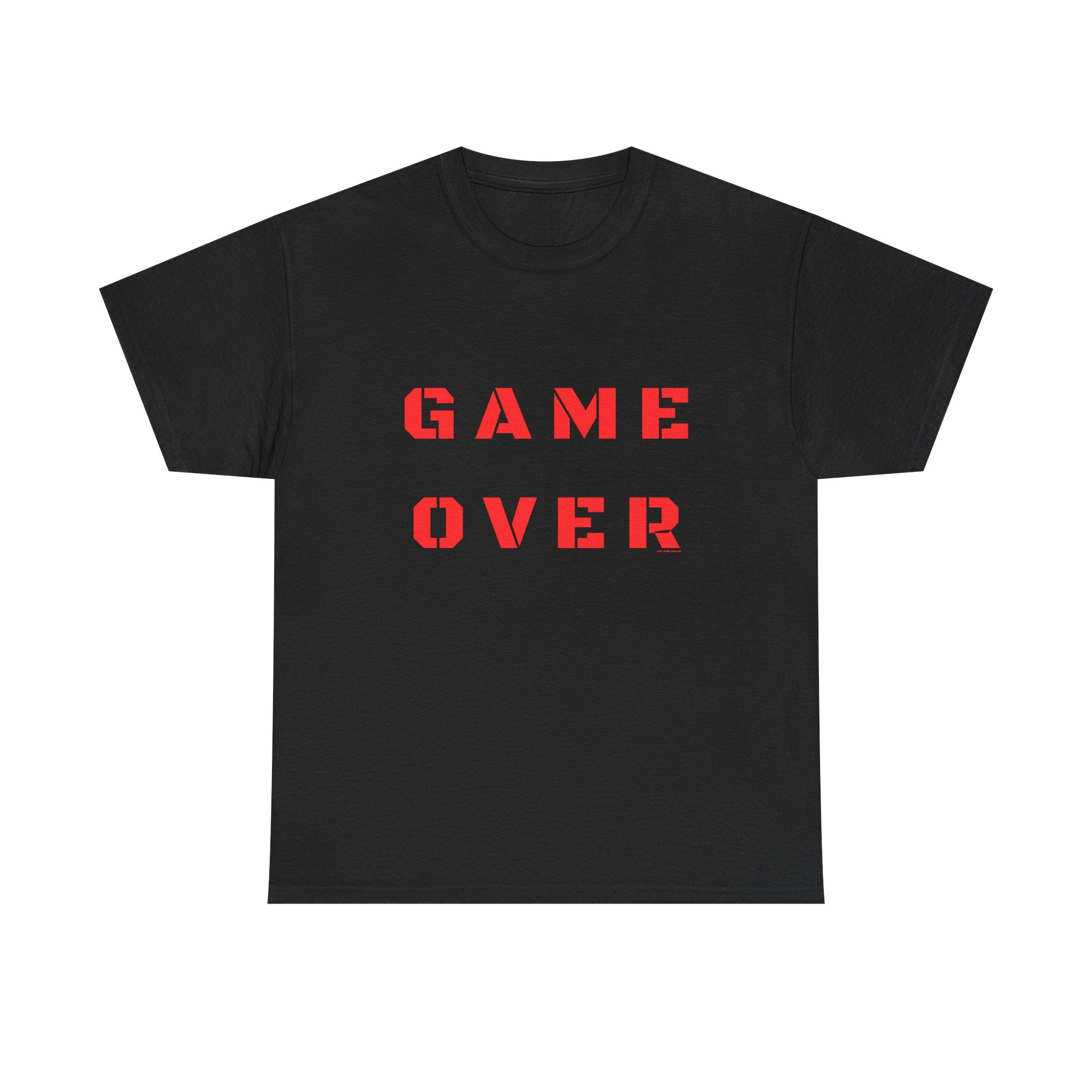 Game Over Printed T-Shirt 100% Cotton Novelty Gamer Tee Gift