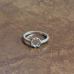 Vintage Unique Stackable Evening Ring Collection Silver/Gold Tone Ring Bundle 4 Pieces - Size S - S