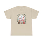Christmas Snow Globe Printed T-Shirt 100% Cotton Novelty Santa Snowman Xmas Tee Gift