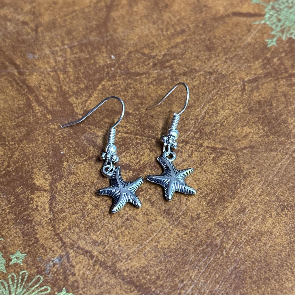Handmade Lucky Charm Drop Earrings Silver Tone Dangle Earrings Various