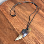 Vintage Ethnic Tribal Metal Tooth Surfer Choker Necklace