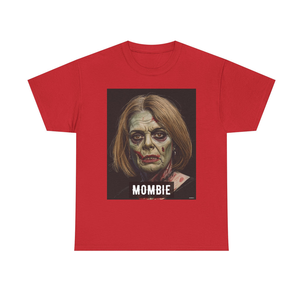 Mombie Halloween Printed T-Shirt 100% Cotton Scary Novelty Mom Zombie Tee