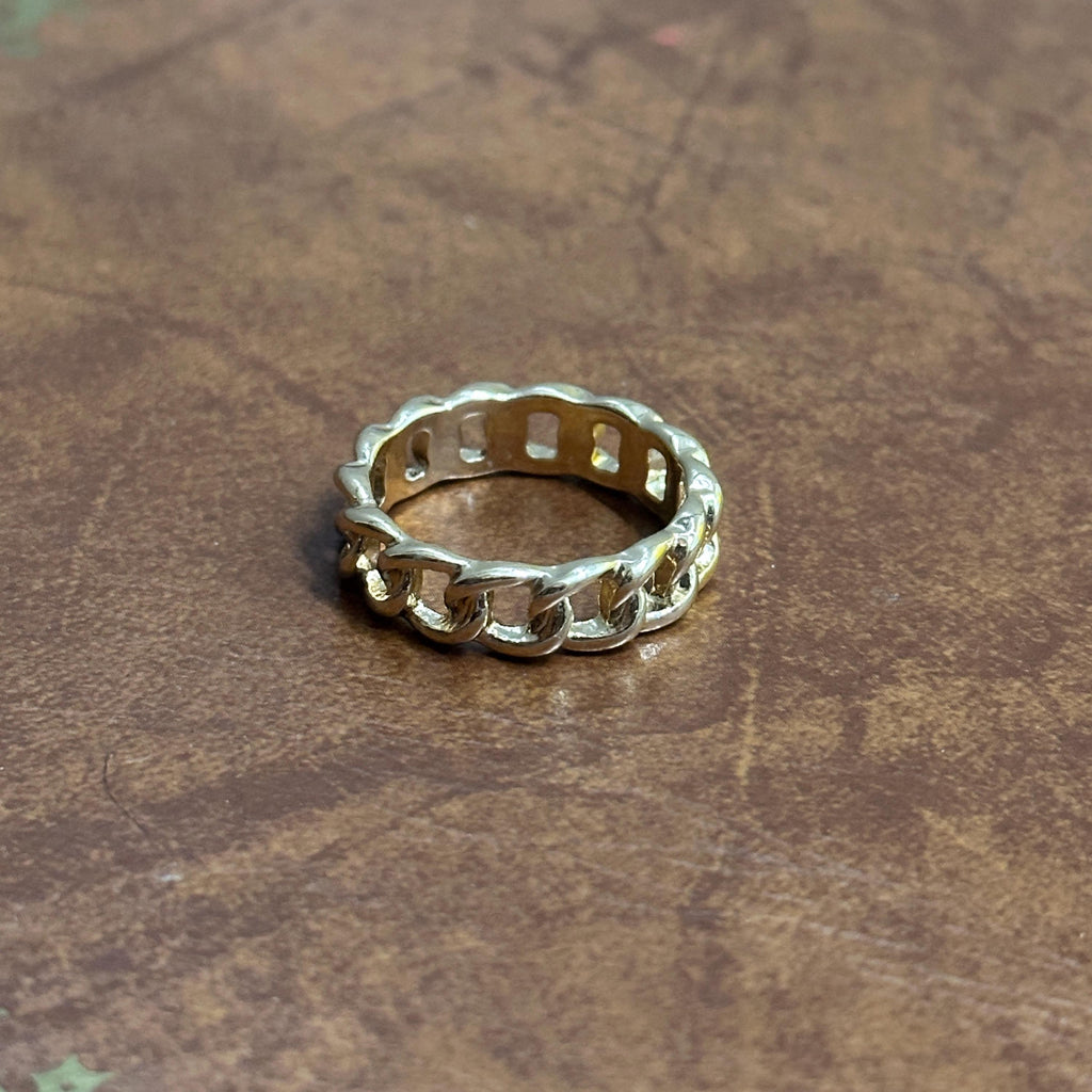 Vintage Classic Evening Stackable Ring Collection Silver/Gold Tone Ring Bundle 4 Pieces - Size S