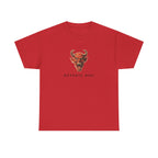 Memento Mori Devil Printed T-Shirt 100% Cotton Halloween Scary Satan Tee Gift