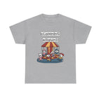 Clowning Around Novelty Printed T-Shirt 100% Cotton Weird Clown Merry Go Round Halloween Tee
