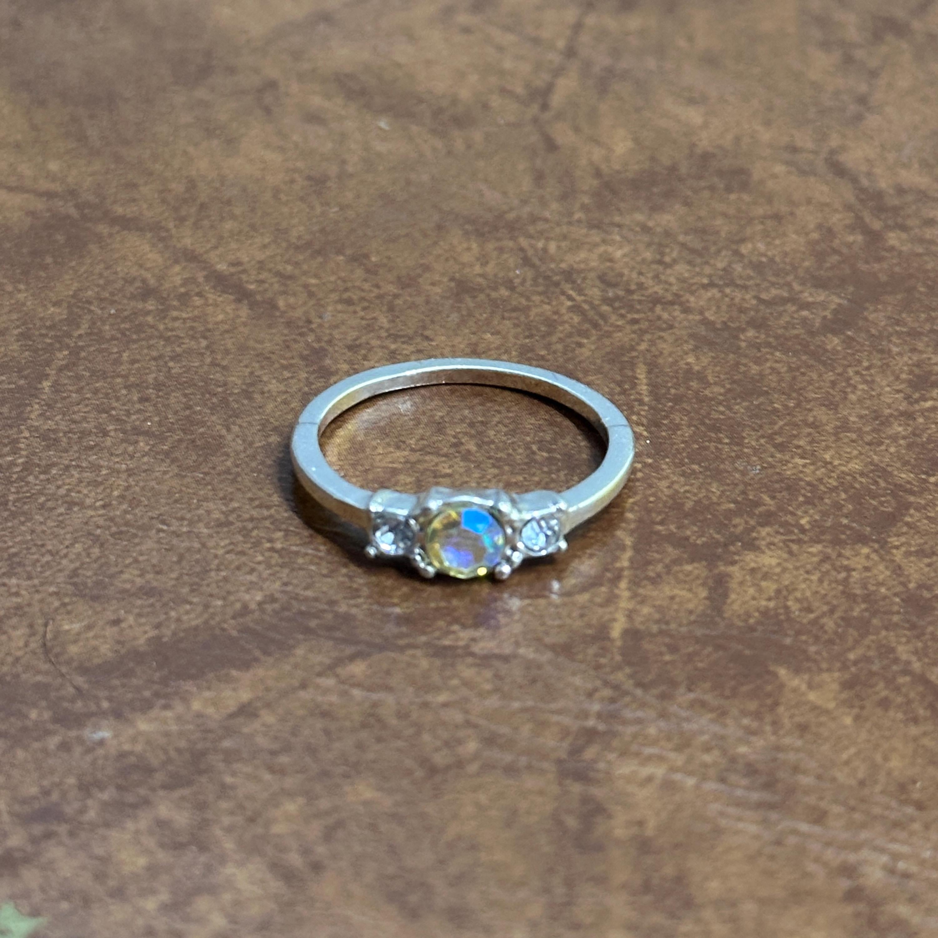Vintage Classic Evening Stackable Ring Collection Silver/Gold Tone Ring Bundle 4 Pieces - Size S