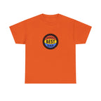 World's Best Dad Basketball Printed T-Shirt 100% Cotton Novelty Dad Tee Birthday Father's Day Gift