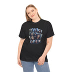 Grim Reaper Collage Printed T-Shirt 100% Cotton Novelty Scary Halloween Death Tee