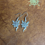 Handmade Fairy Angel Themed Drop Earrings Silver Tone Charm Dangle Earrings Various