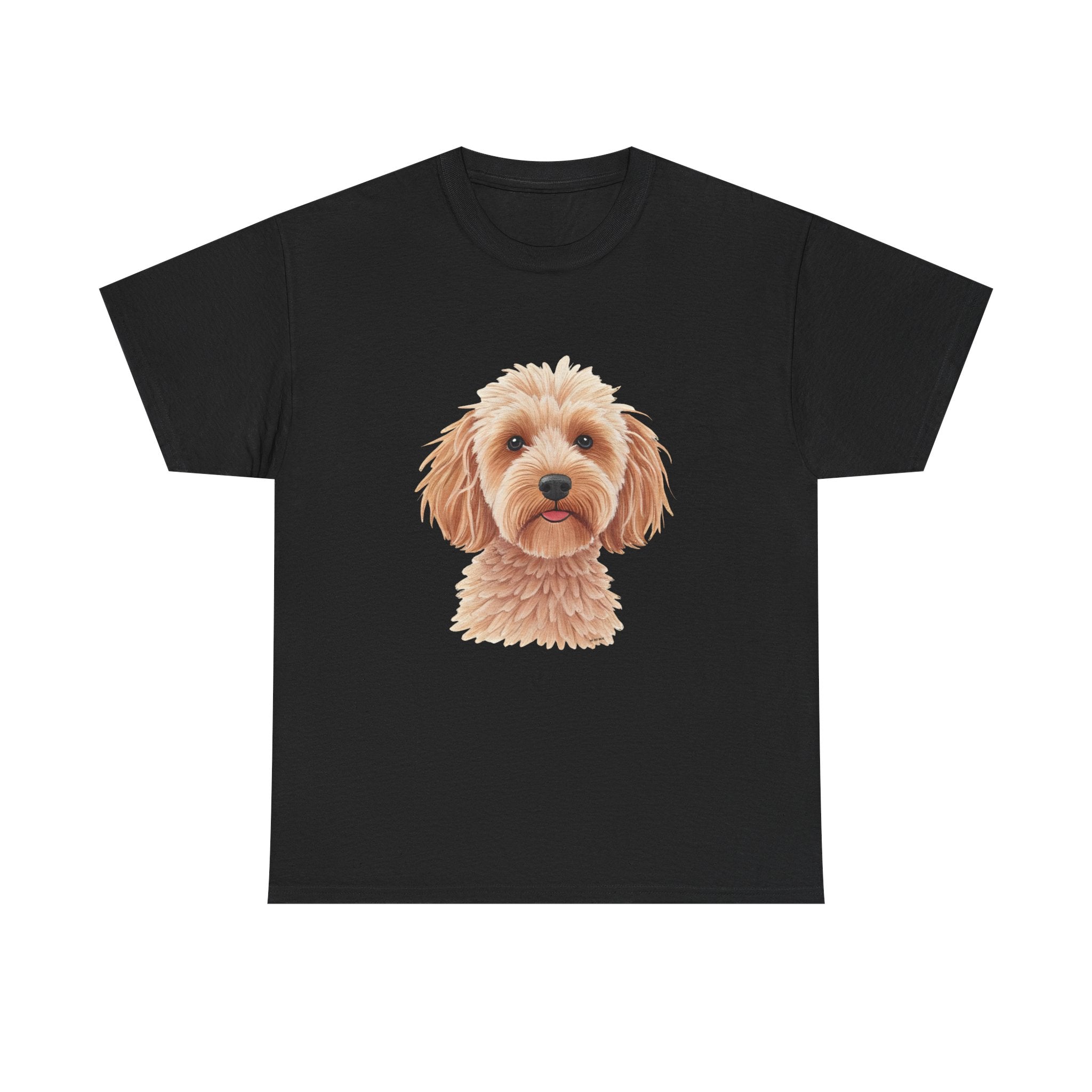 Light Cockapoo Printed T-Shirt 100% Cotton Novelty Cute Dog Tee Gift