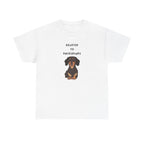 Devoted To Dachshunds Sausage Dog Printed T-Shirt 100% Cotton Novelty Cute Dog Tee Gift