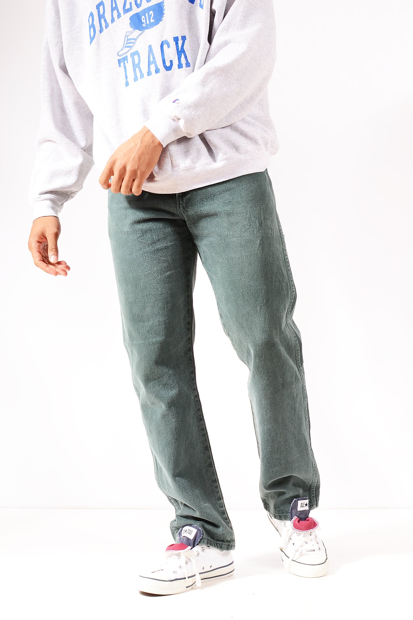 Vintage Wrangler Straight Leg Jeans Green
