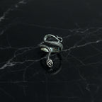 Gothic Snake Adjustable Ring