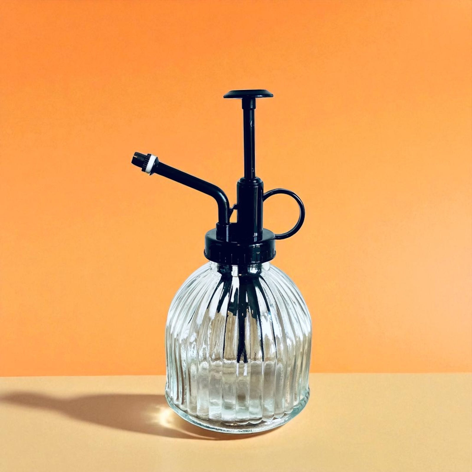 Vintage Style Glass Spritzer Bottle With Black Spray Button Vintage Homeware Gif