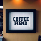Coffee Fiend Framed Print