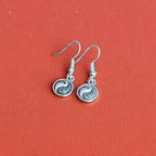 Handmade Oriental Themed Drop Earrings Silver Tone Charm Dangle Earrings Various
