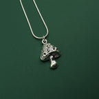Toadstool Mushroom Pendant Necklace