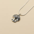 Toadstool Mushroom Pendant Necklace