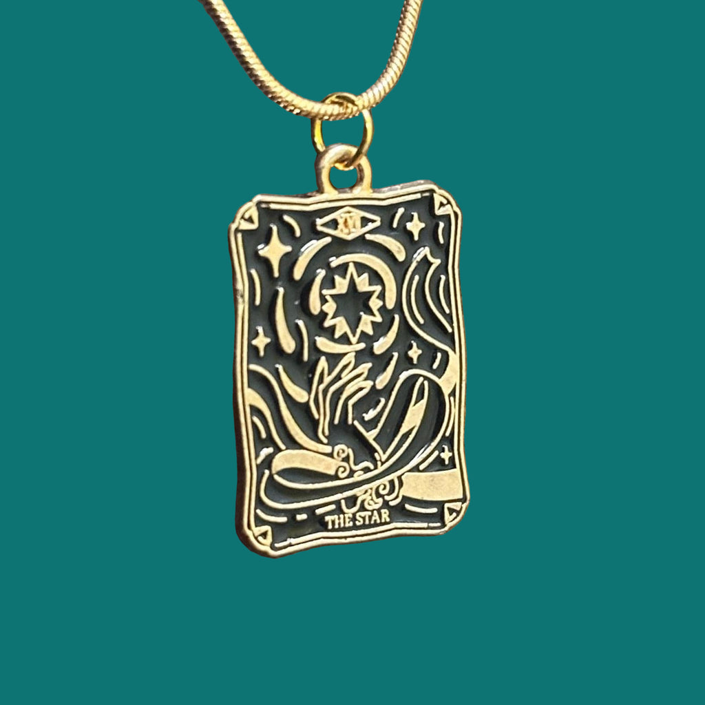 The Star Tarot Card Pendant Necklace