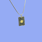 The Sun Tarot Card Pendant Necklace