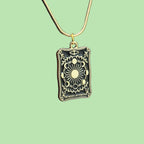 The Wheel Of Fortune Tarot Card Pendant