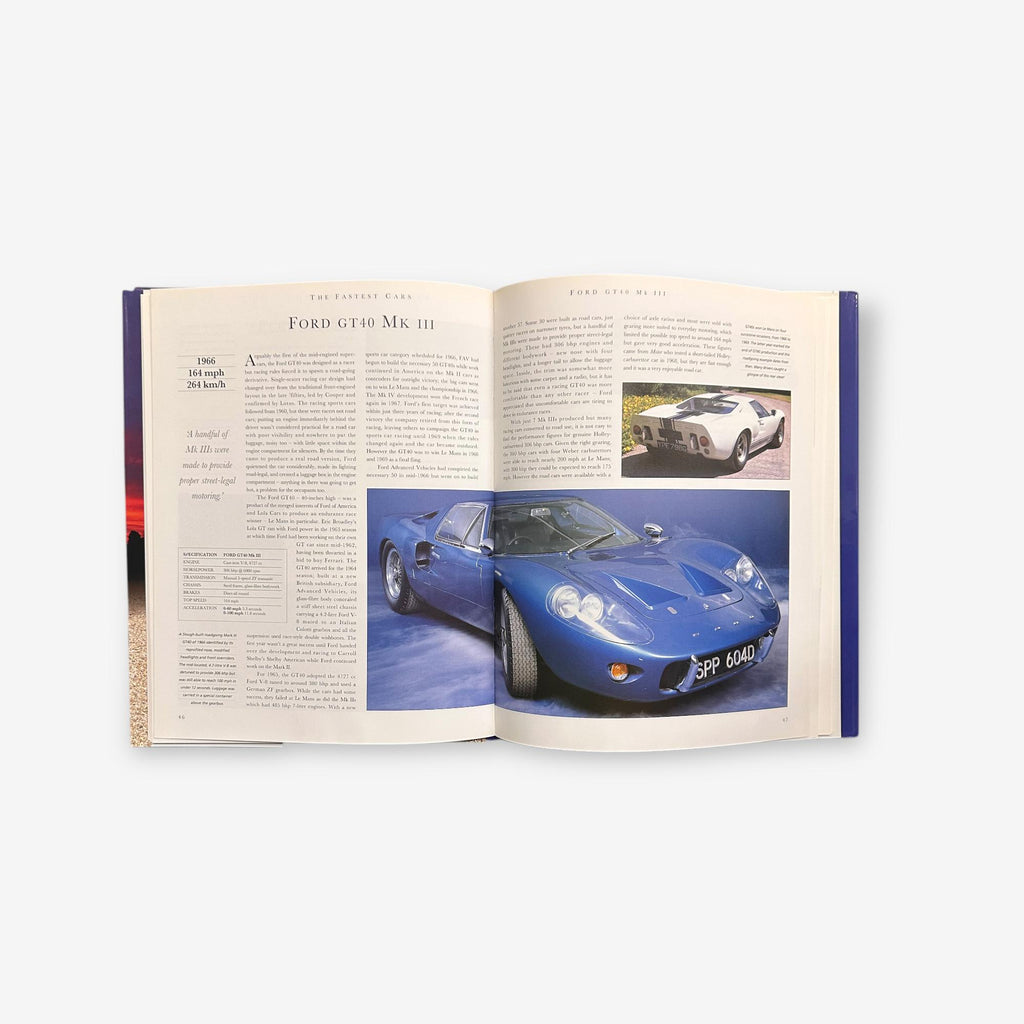 The Fastest Cars From Around The World - Hardback Book (Michael Bowler) 1998