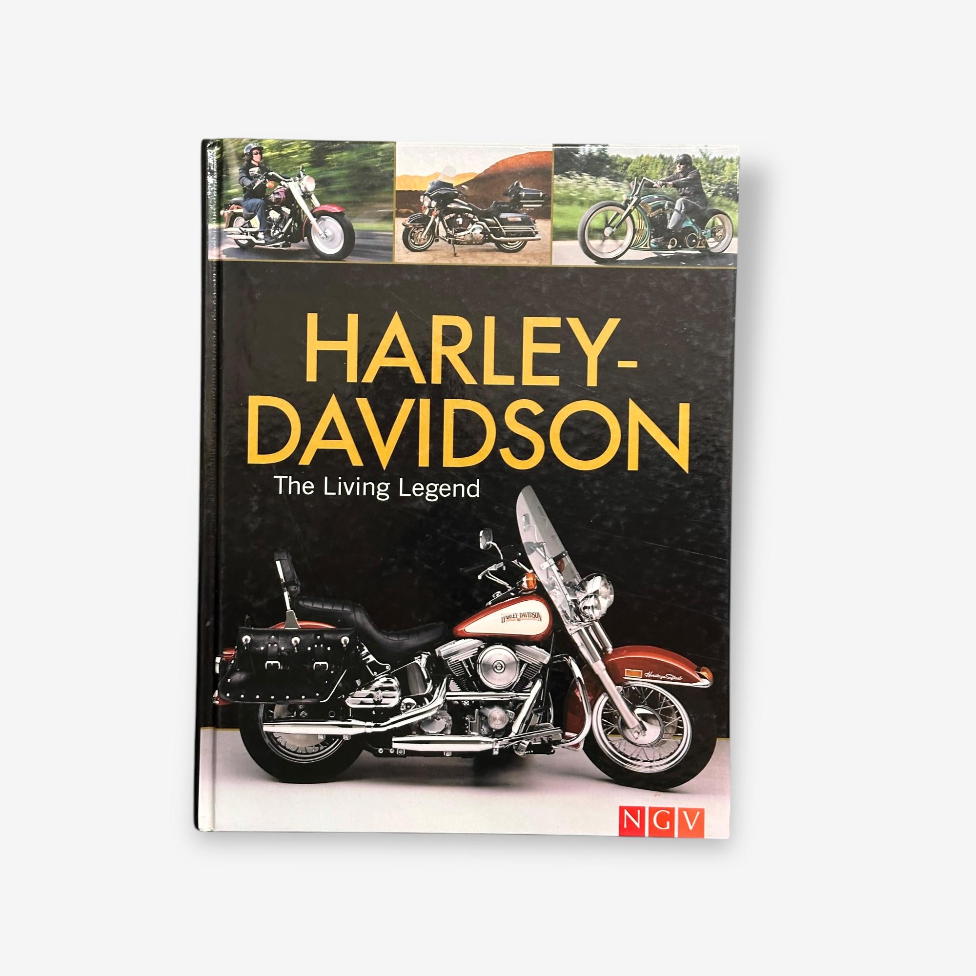 Harley Davidson - The Living Legend 2009 Hardback Book (Johnny Leyla)