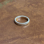 Vintage Unique Stackable Evening Ring Collection Silver/Gold Tone Ring Bundle 4 Pieces - Size S - S