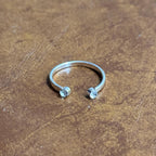 Vintage Stackable Party Ring Collection Bundle 4 Pieces Costume Rings - Size N 1/2 - O