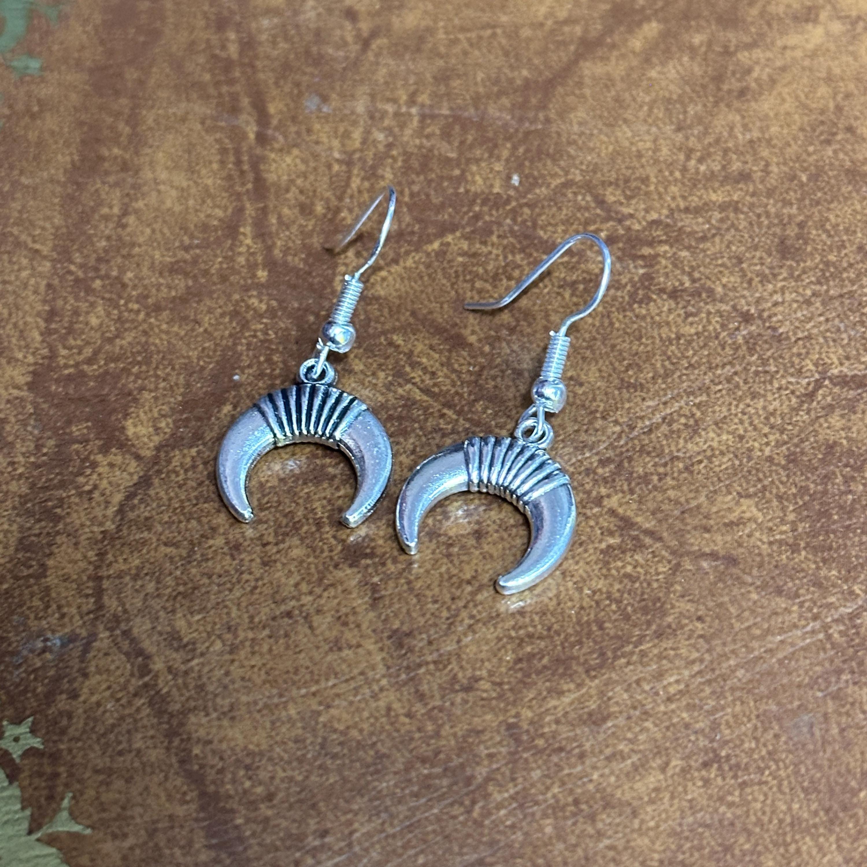 Handmade Space Astral Themed Drop Earrings Silver Tone Charm Dangle Earrings Various