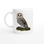 Barn Owl Mug – 11oz Ceramic Wildlife Coffee Cup