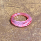Vintage Unique Coloured/Gold Tone Ring Bundle Collection 4 Pieces - Size M