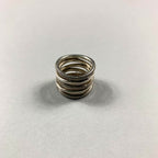 Vintage Unique 925 Sterling Solid Silver Multi Band Textured Ring - Size L 1/2