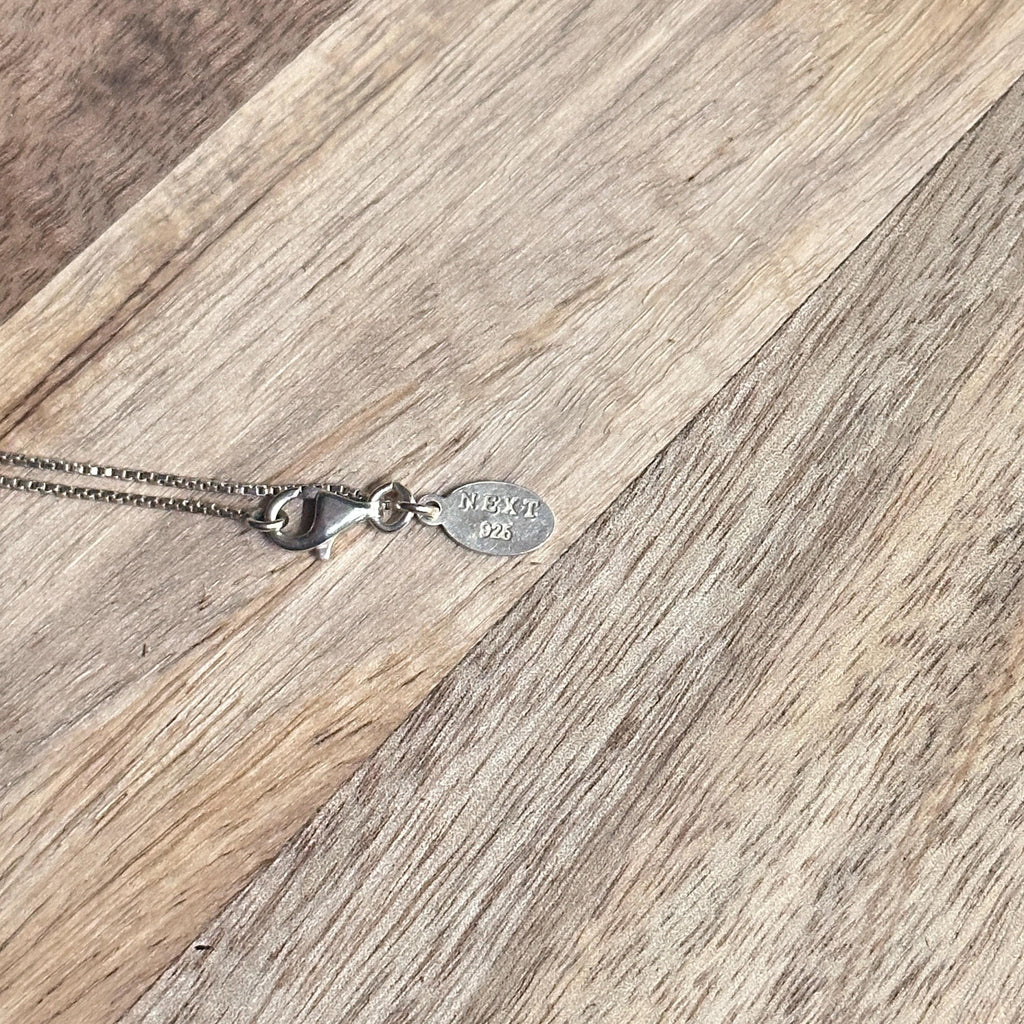 Vintage Unique Amber Butterfly Pendant Necklace 925 Silver Chain Gift