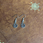 Handmade Oriental Themed Drop Earrings Silver Tone Charm Dangle Earrings Various