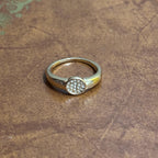 Vintage Stackable Gemstone Ring Collection Bundle Silver/Gold Tone 4 Pieces Costume Jewellery - Size