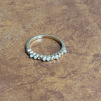 Vintage Stackable Party Ring Collection Bundle 4 Pieces Costume Rings - Size N 1/2 - O