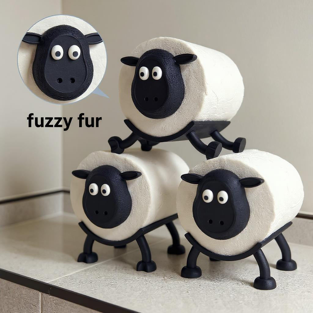 Sheep Toilet Roll Holder – Funny 3D Printed Bathroom Décor