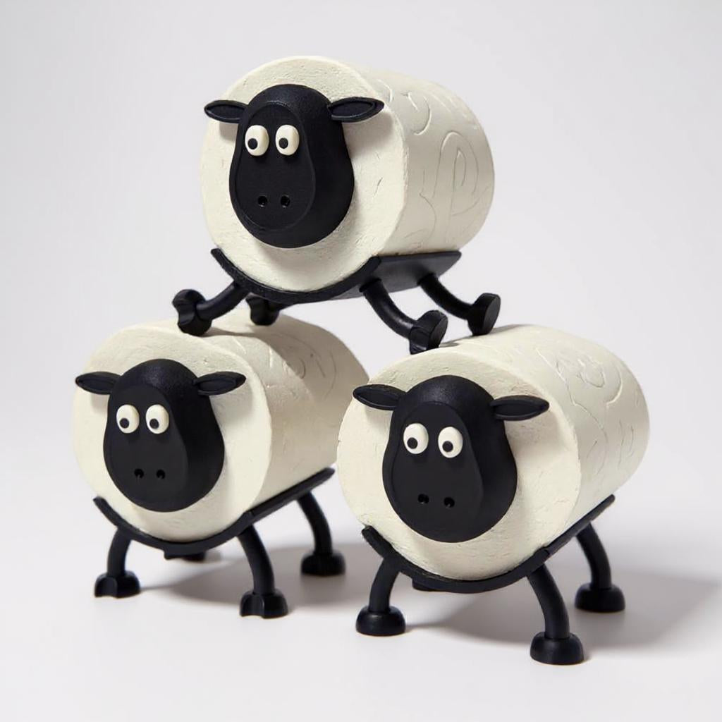 Sheep Toilet Roll Holder – Funny 3D Printed Bathroom Décor