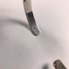 Vintage 925 Sterling Solid Silver Twist Bracelet Hallmarked