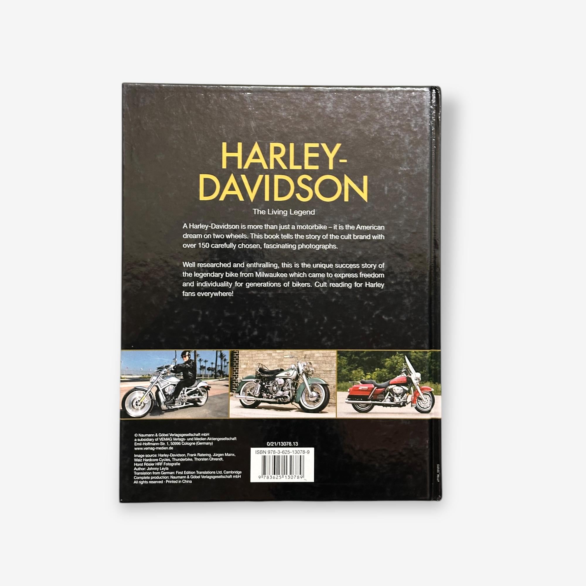 Harley Davidson - The Living Legend 2009 Hardback Book (Johnny Leyla)