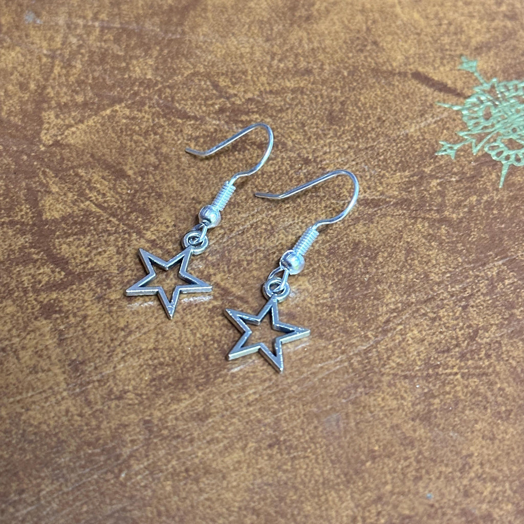Handmade Lucky Charm Drop Earrings Silver Tone Dangle Earrings Various