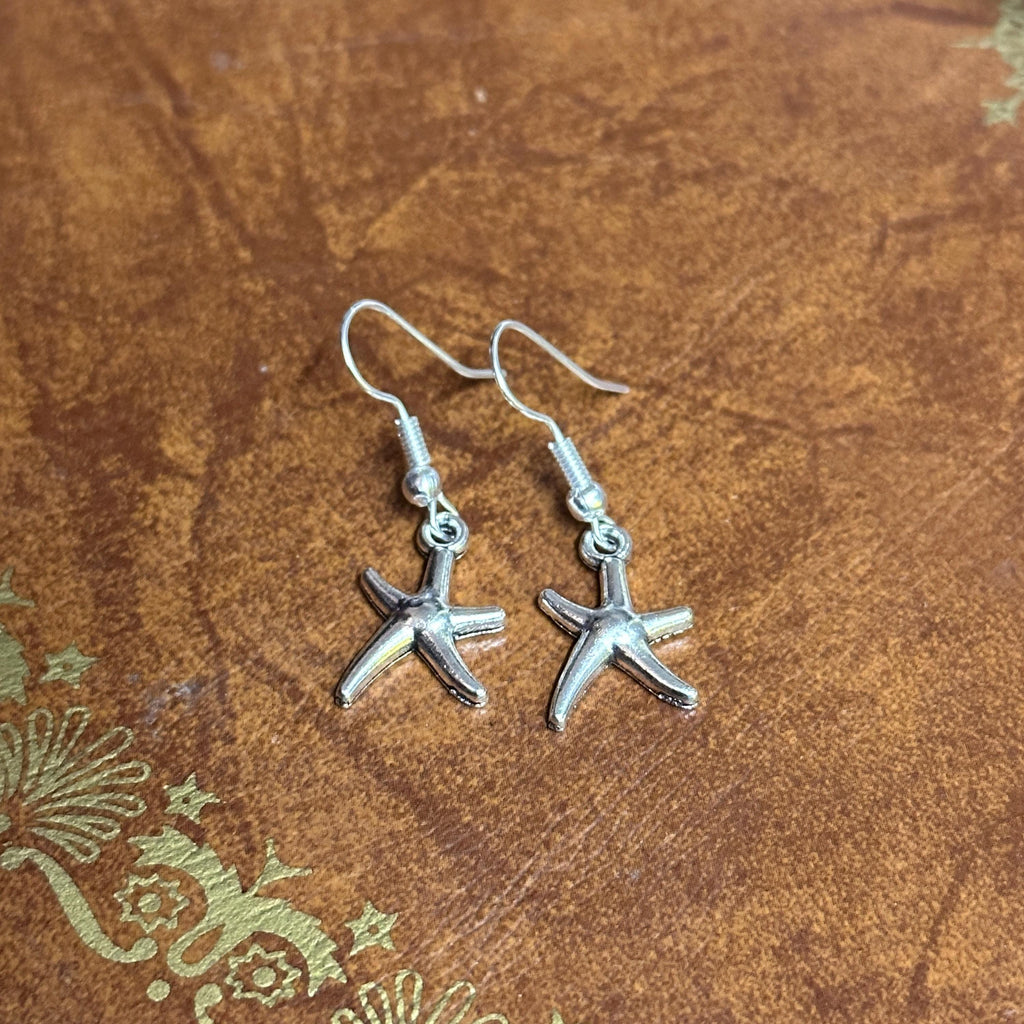 Handmade Lucky Charm Drop Earrings Silver Tone Dangle Earrings Various