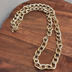 Vintage Classic Gold Tone Chain Link Necklace Costume Jewellery